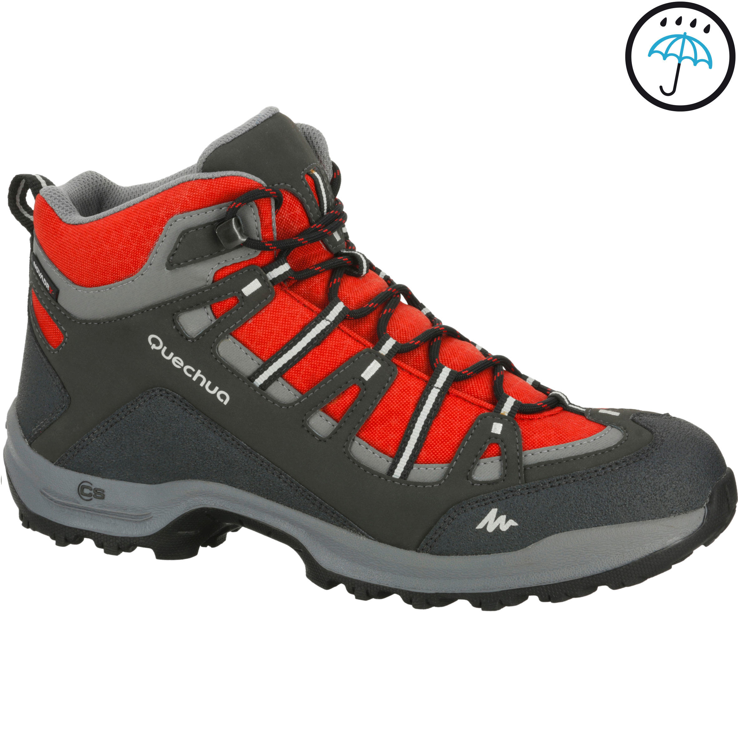 QUECHUA Men's Quechua Arpenaz 100 Mid Waterproof nature Hiking Boots