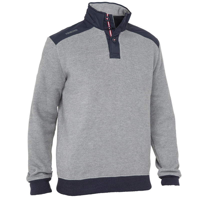 Tricot chaud de voile homme VOIL:E 100 Gris Tricot chaud de voile homme VOIL:E 100 Gris