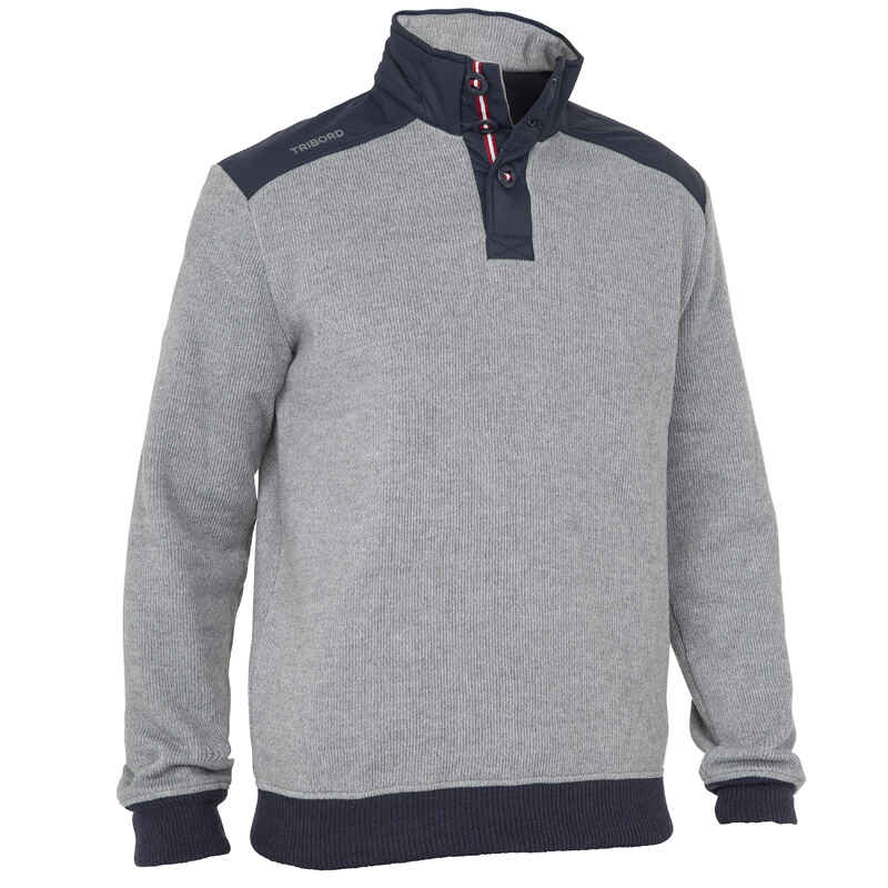 Men's Sailing Pullover Sailing 100 - Grey