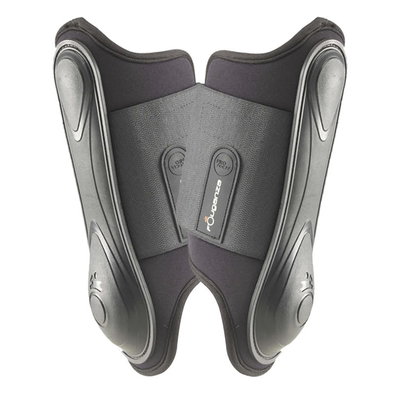 Soft Horseback Riding Tendon Boots for Horse or Pony Twin-Pack - Black Soft Horseback Riding Tendon Boots for Horse or Pony Twin-Pack - Black