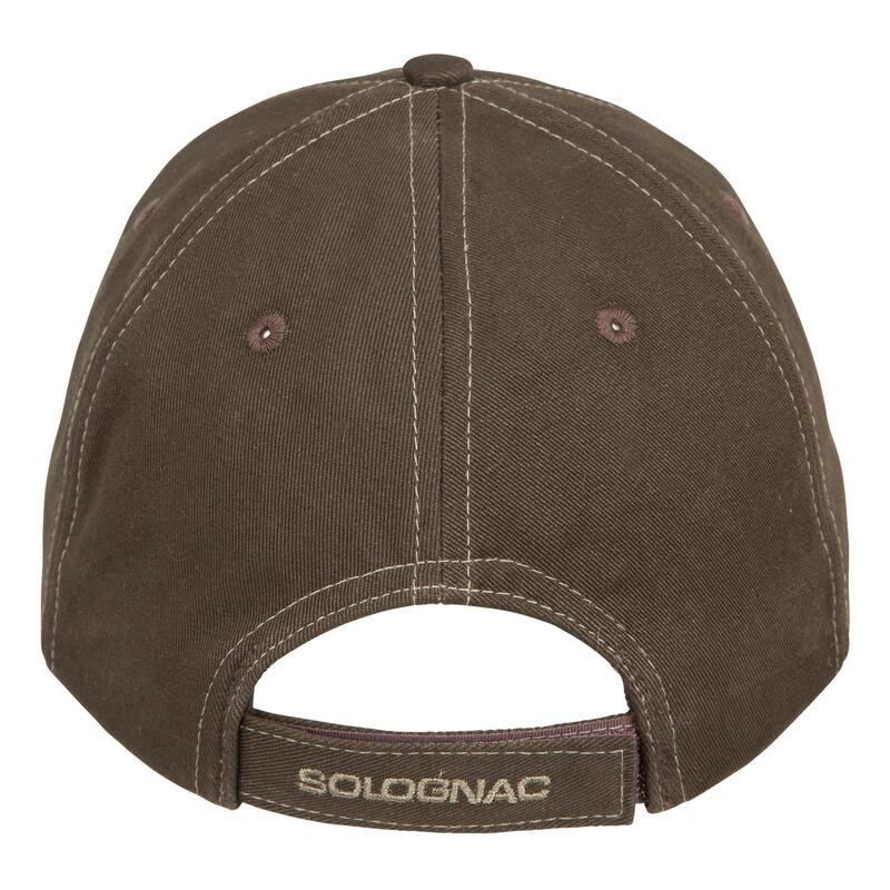 CASQUETTE CHASSE TAIGA 100 CHAUDE MARRON