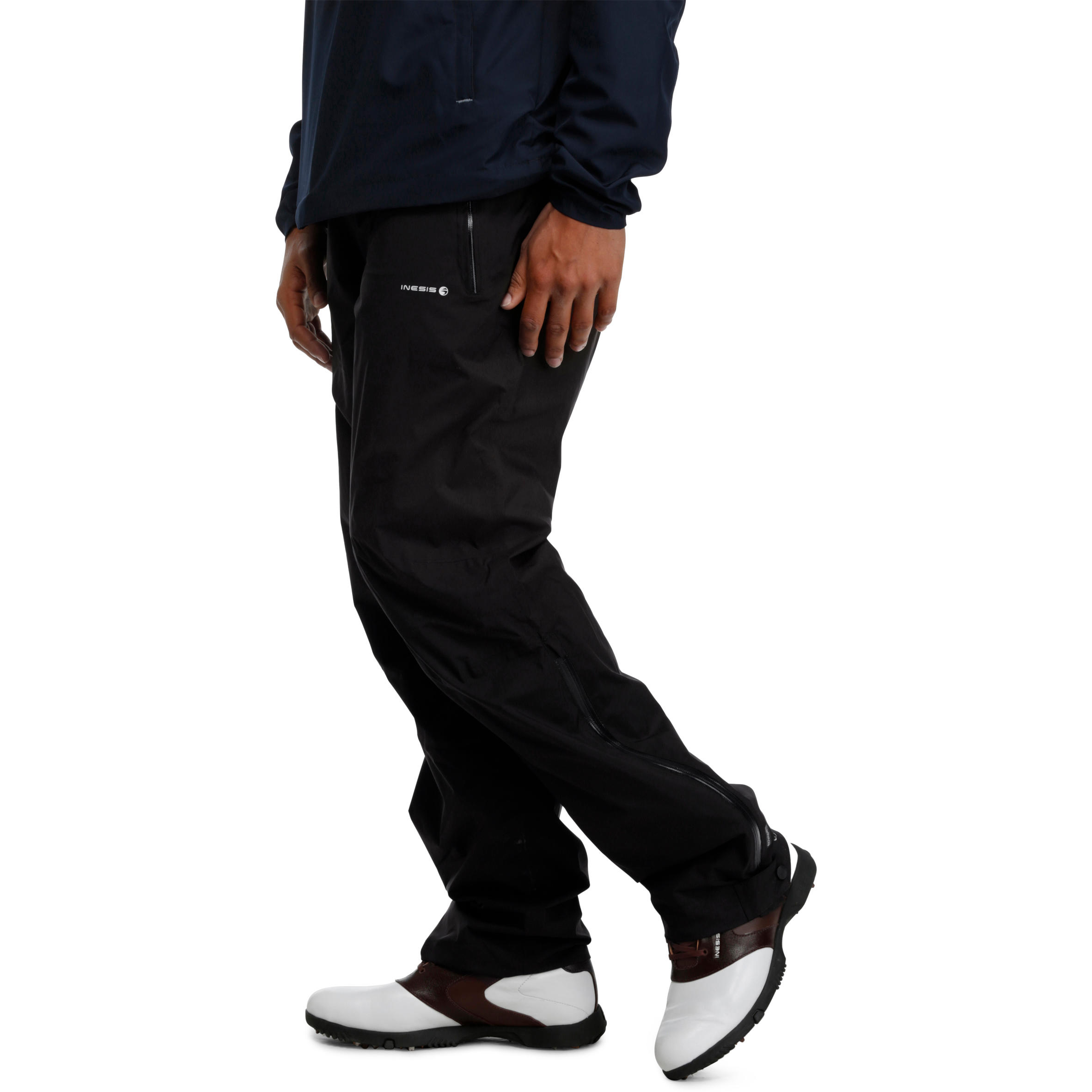 RAINTECH MEN'S GOLF OVERTROUSERS BLACK 3/11