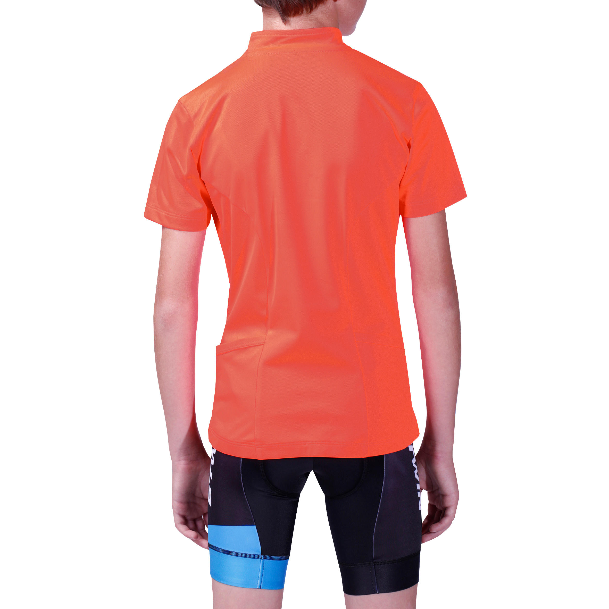 300 Kids' Short Sleeve Cycling Jersey - Red 6/10