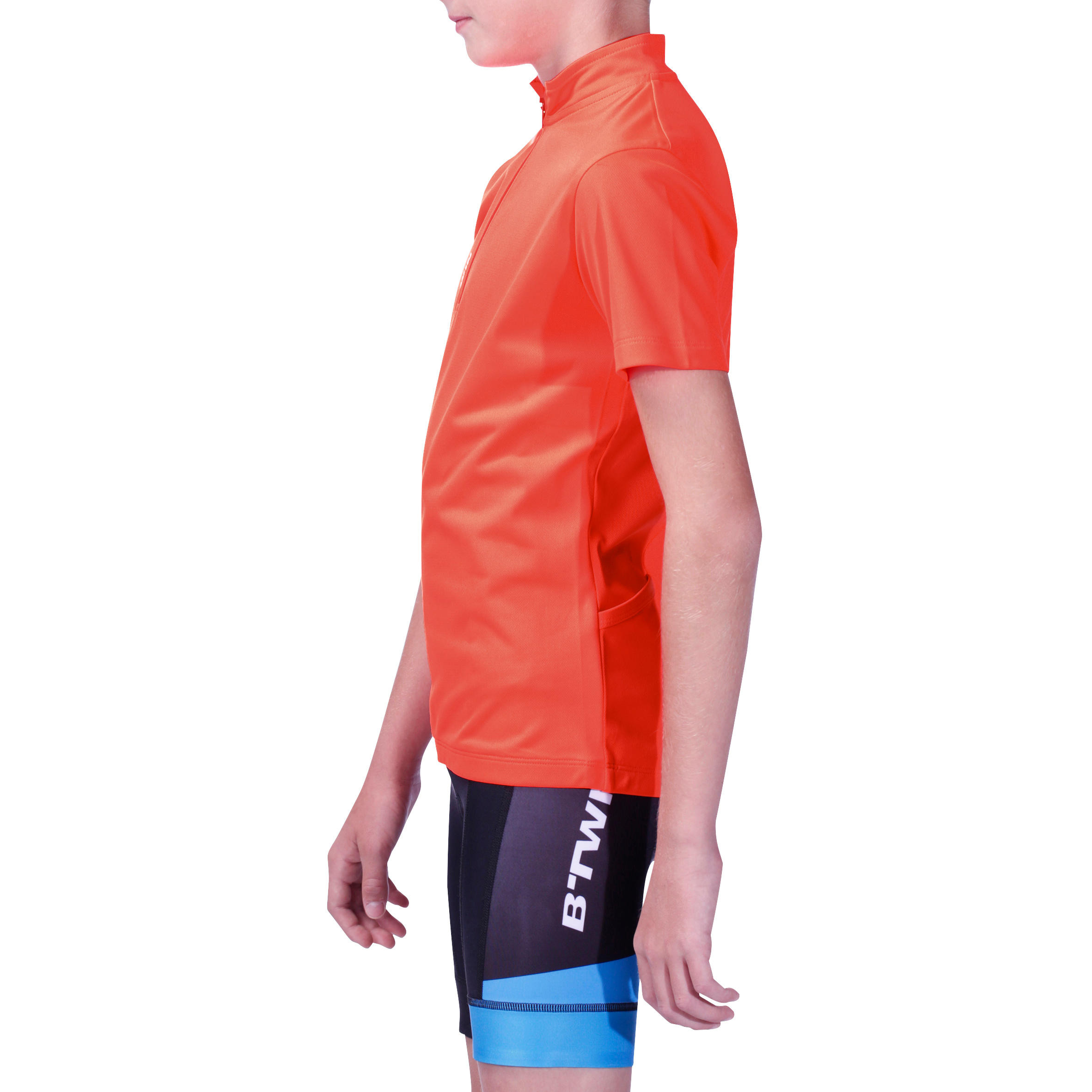 300 Kids' Short Sleeve Cycling Jersey - Red 3/10