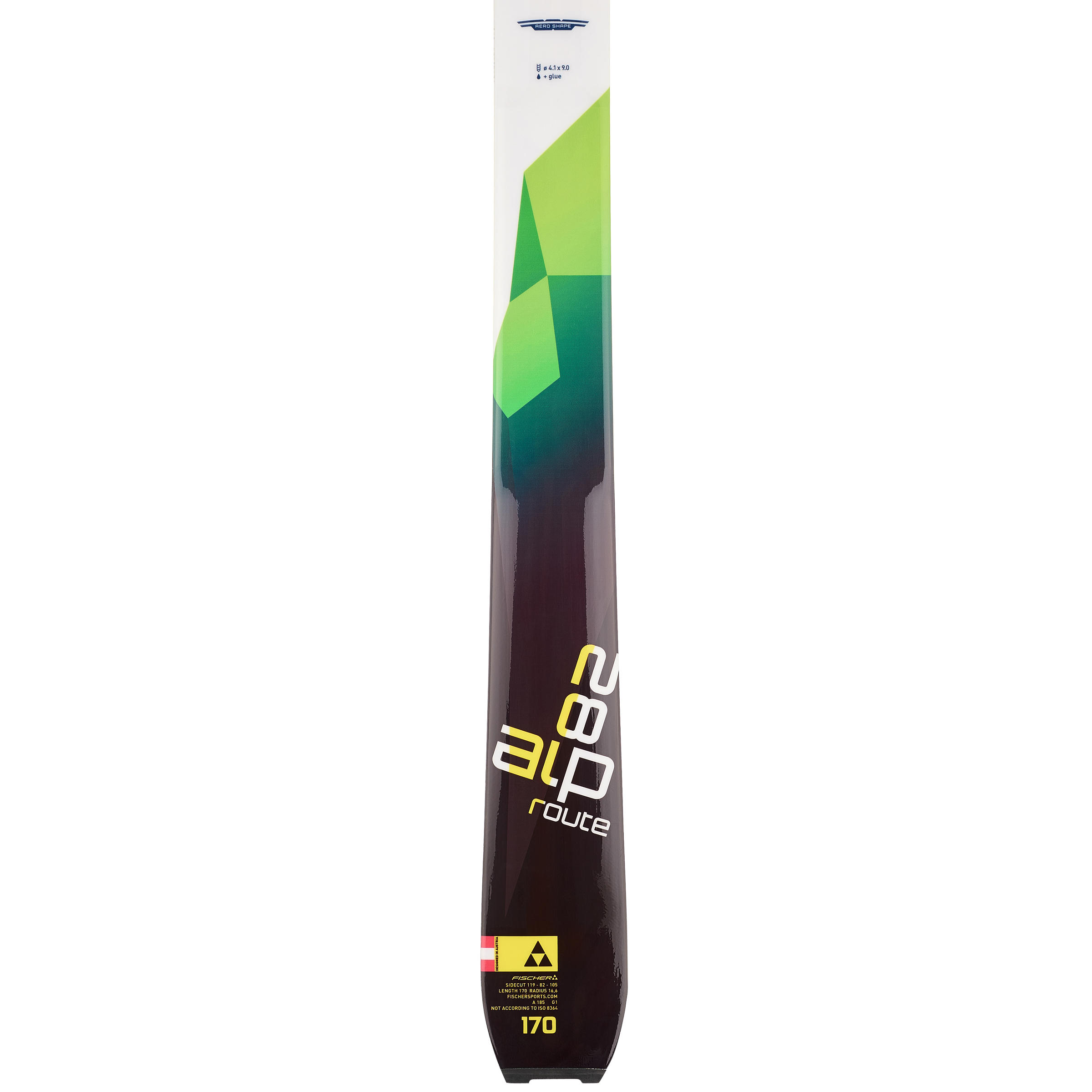 Alproute 82 Cross-Country Skis - Green 4/5