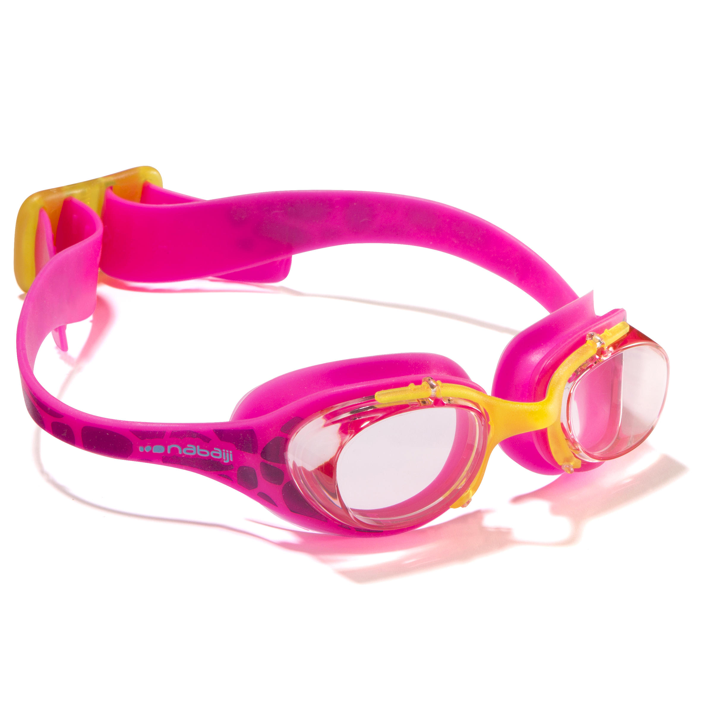 NABAIJI XBASE PRINT swimming goggles size S - GIGI pink