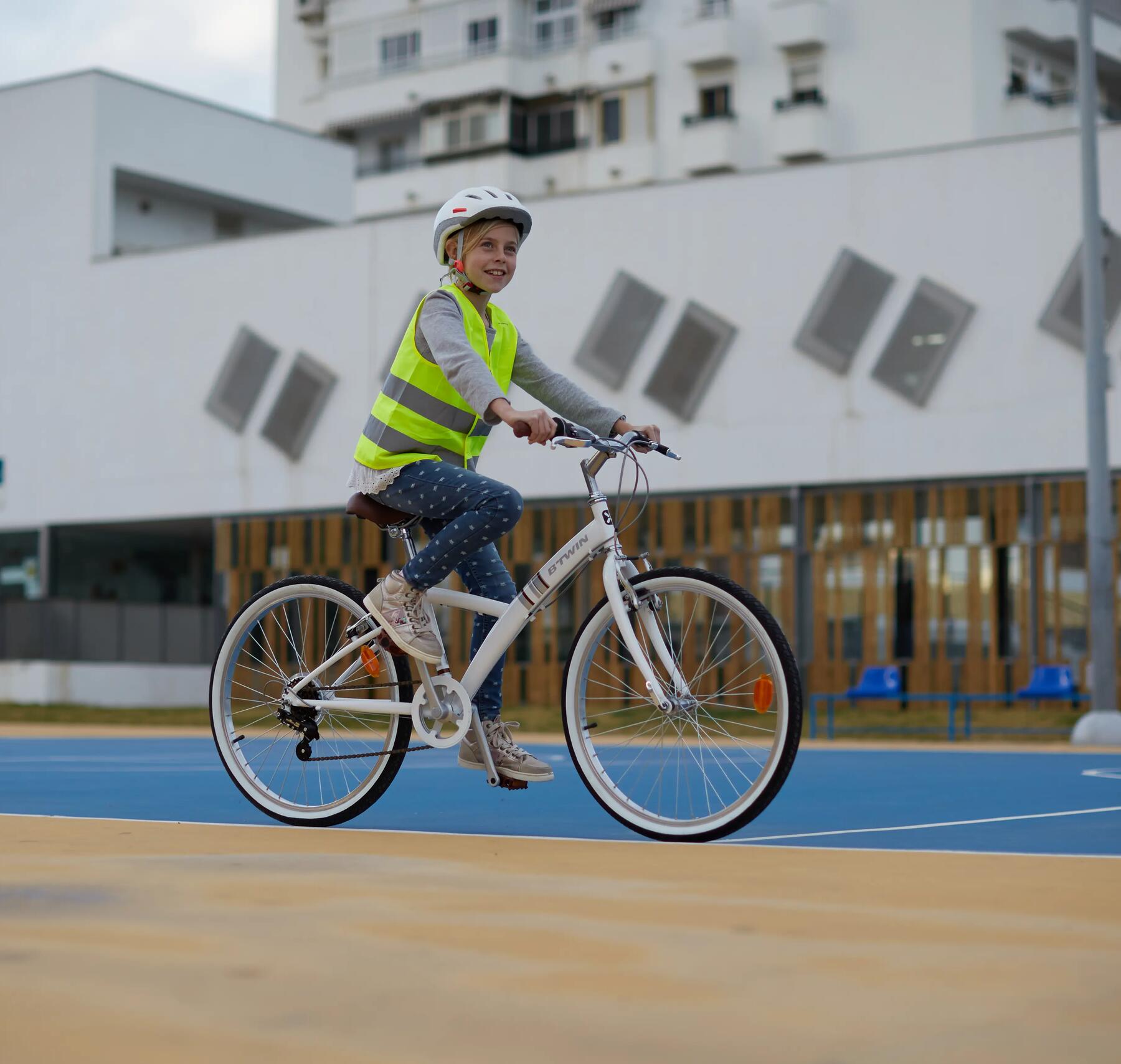 girl riding a bike