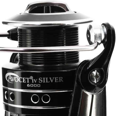 SEA FISHING REEL AVOCET IV SILVER FD 6000