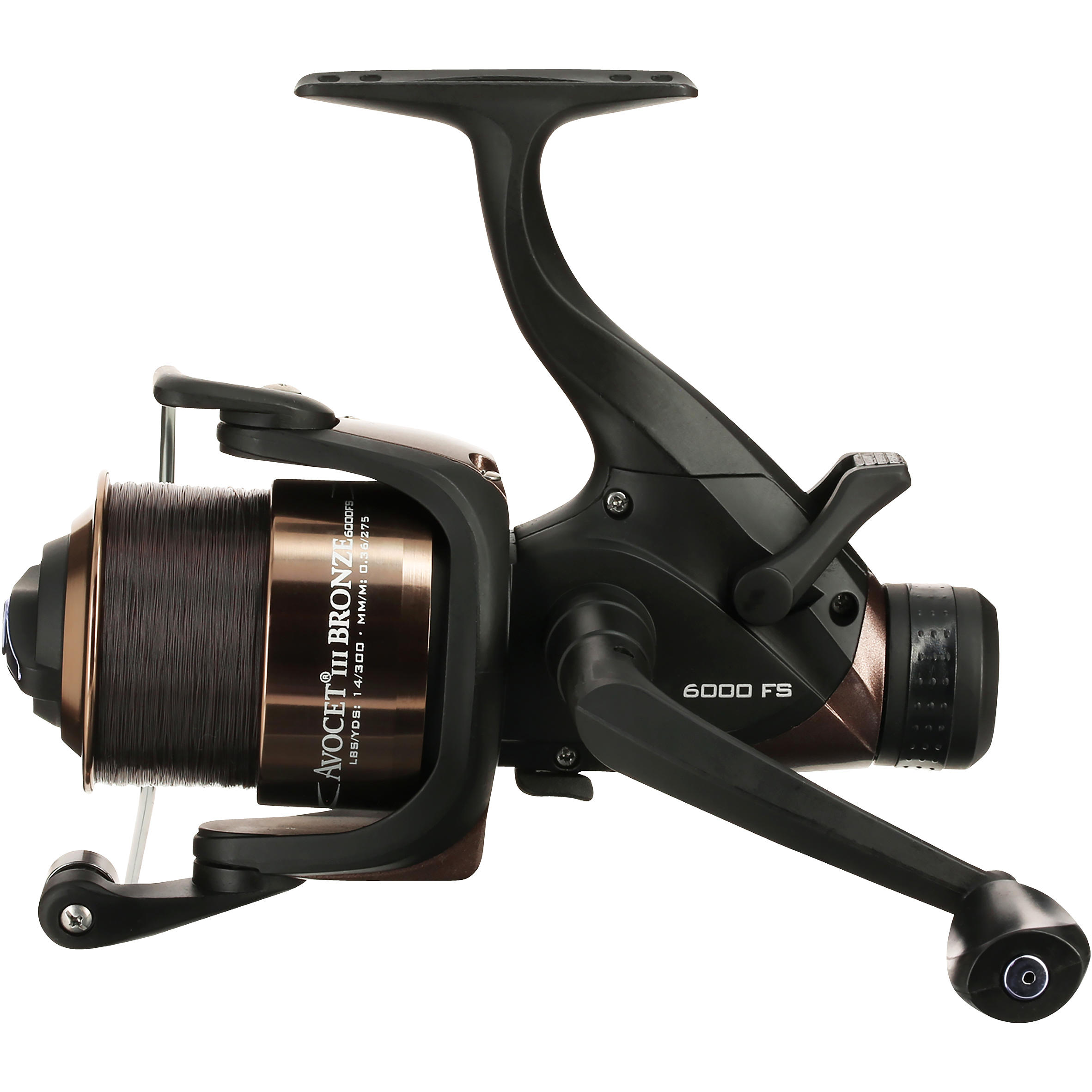 Carrete Pesca Carpfishing Avocet Bronze Freespol 7kg | Decathlon