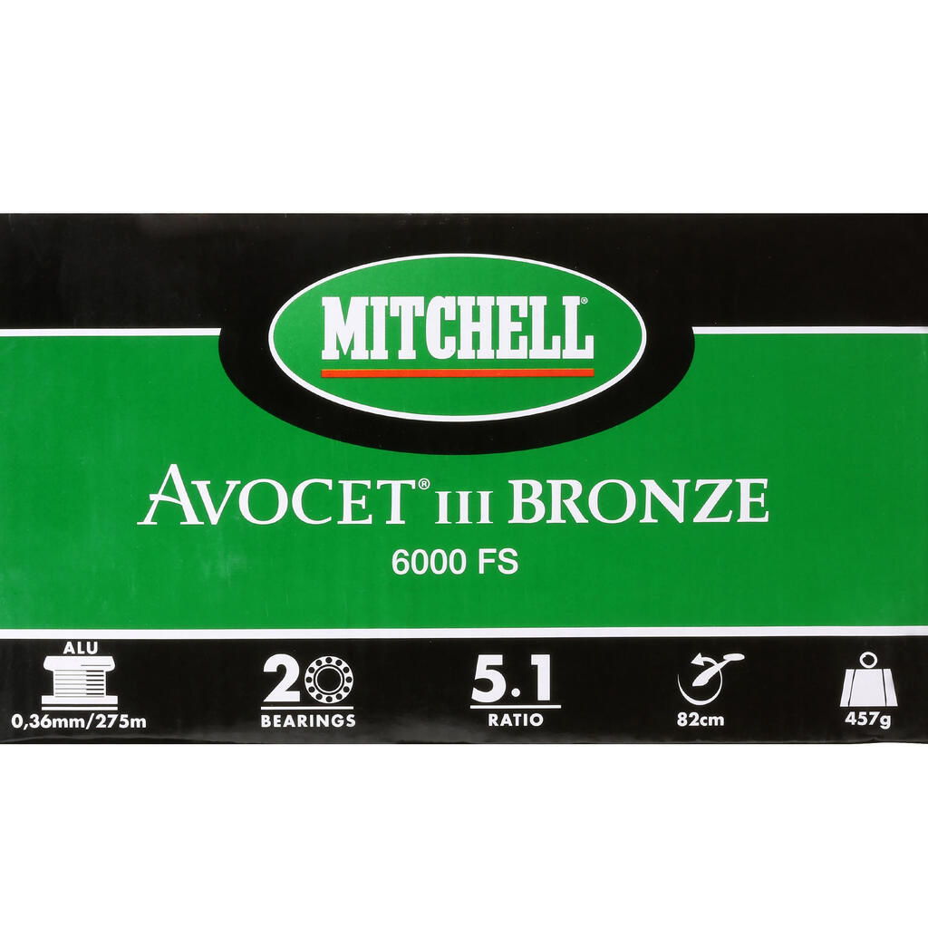 Freilaufrolle Avocet Freespool 6000 Bronze