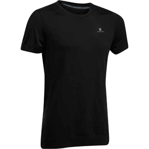 
      Muscle Straight-Cut Bodybuilding T-Shirt - Black
  