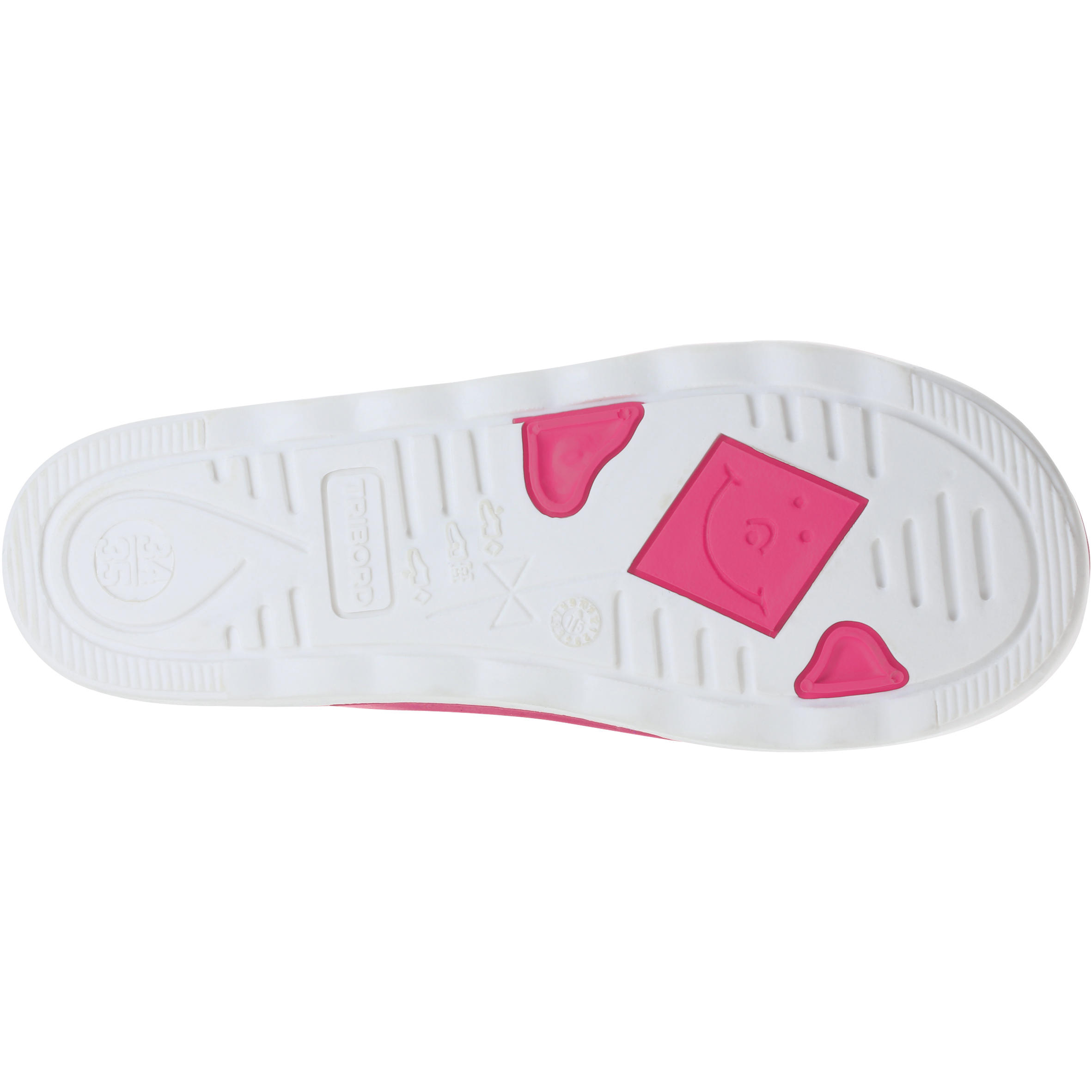 BOTAS DE AGUA KATIUSKAS IMPERMEABLES NIÑOS BARCO VELA TRIBORD ROSA -  Decathlon