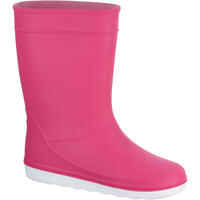 Kids’ Sailing Rain Boots 100 - Pink