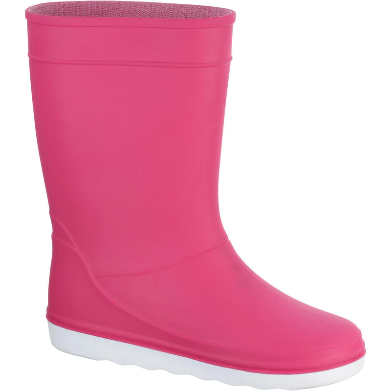 Kids’ Sailing Rain Boots 100 - Pink