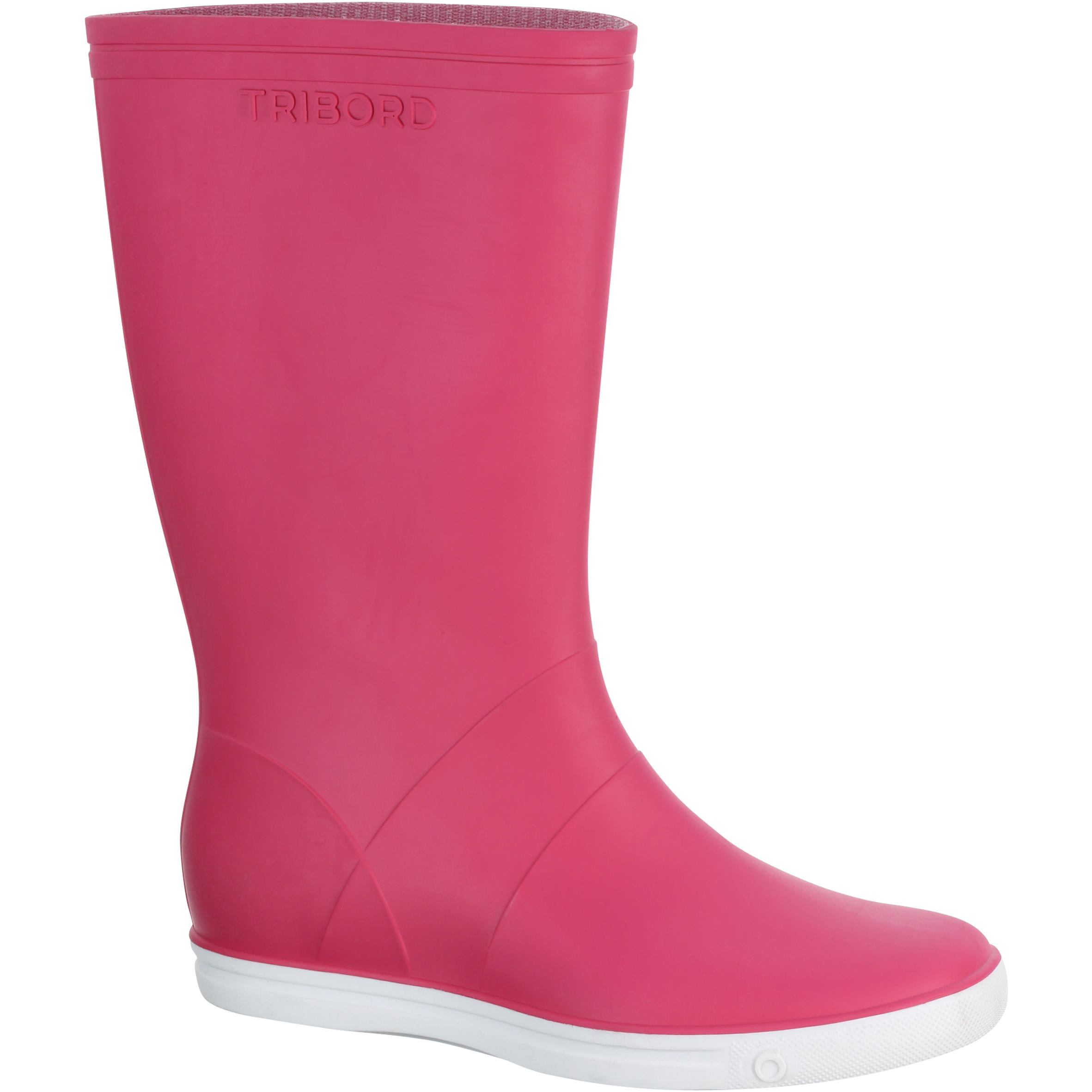 Sailing 100 Adult Sailing Wellies  - Pink 2/12