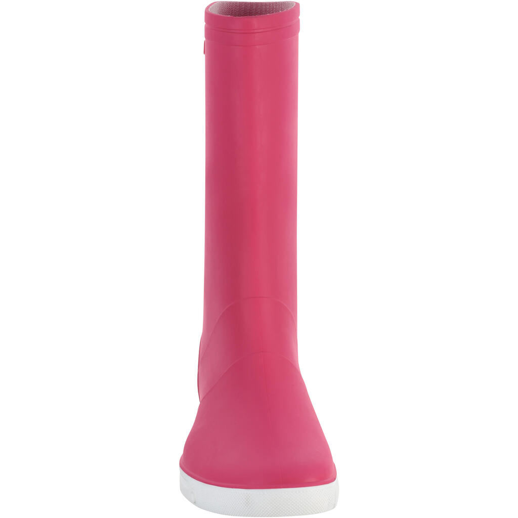 Sailing 100 Adult Sailing Wellies  - Pink