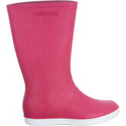 Bottes bateau adulte SAILING 100 Rose
