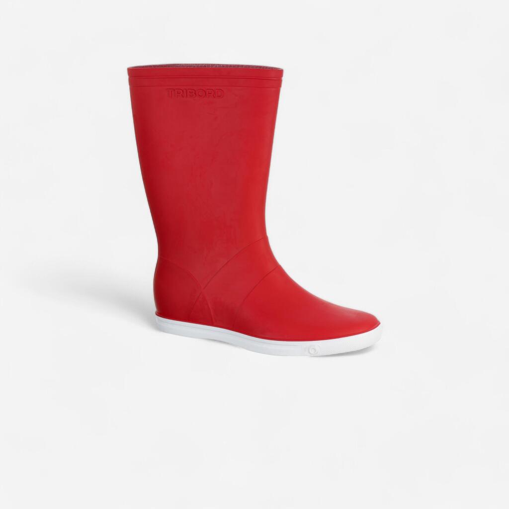 Sailing 100 Adult Wellies  - Red