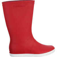 Sailing 100 Adult Wellies  - Red