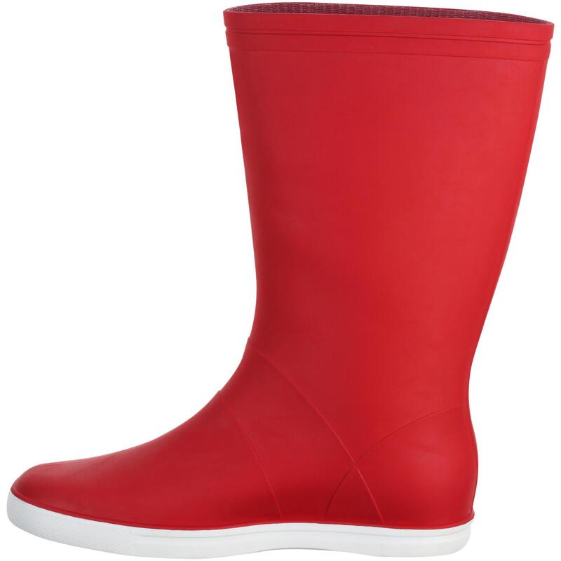 Galochas de vela adulto SAILING 100 Vermelho