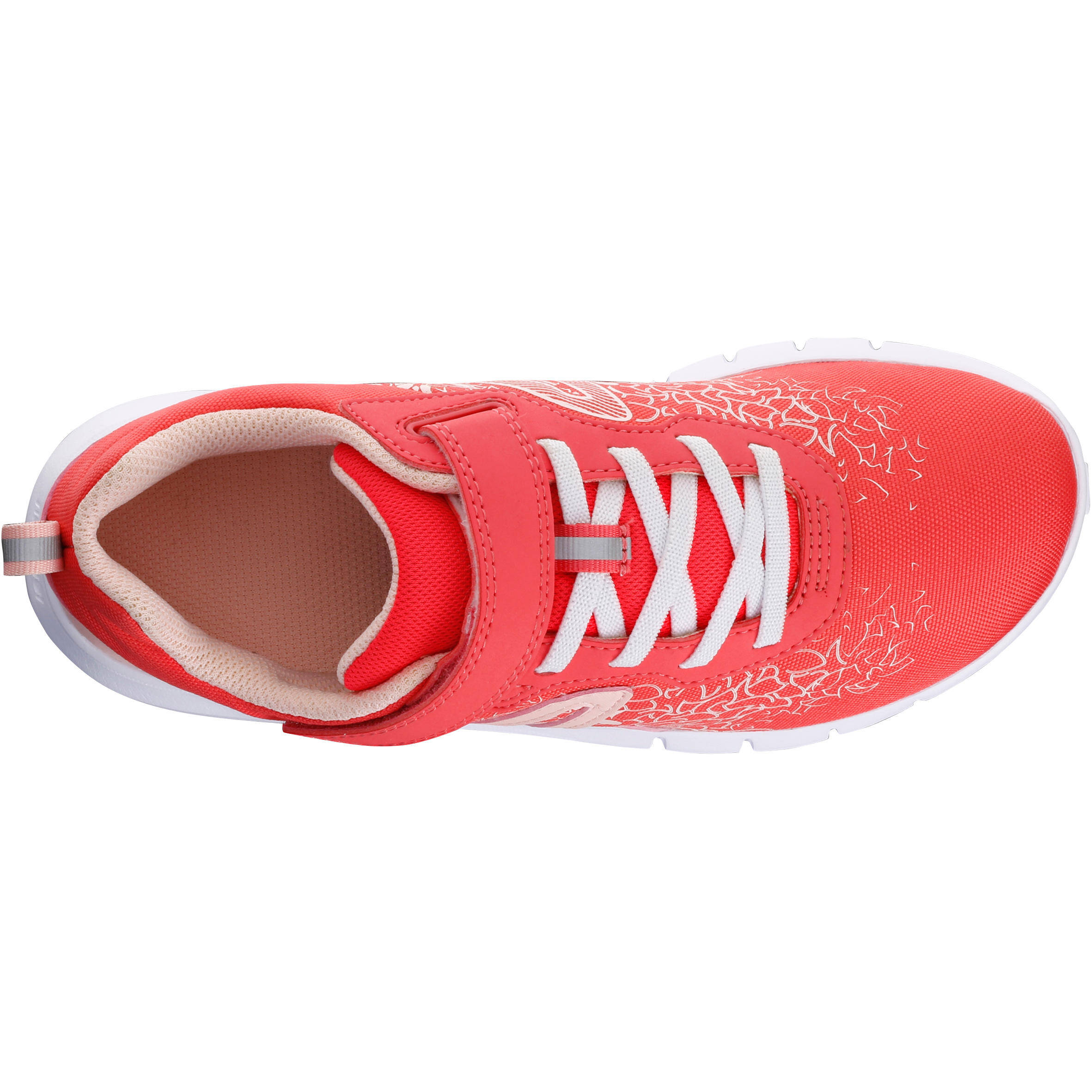 Kids Soft Trainers, Water Repellent, Rip-Tab Shoe, Soft 140 - Watermelon Pink -  5
