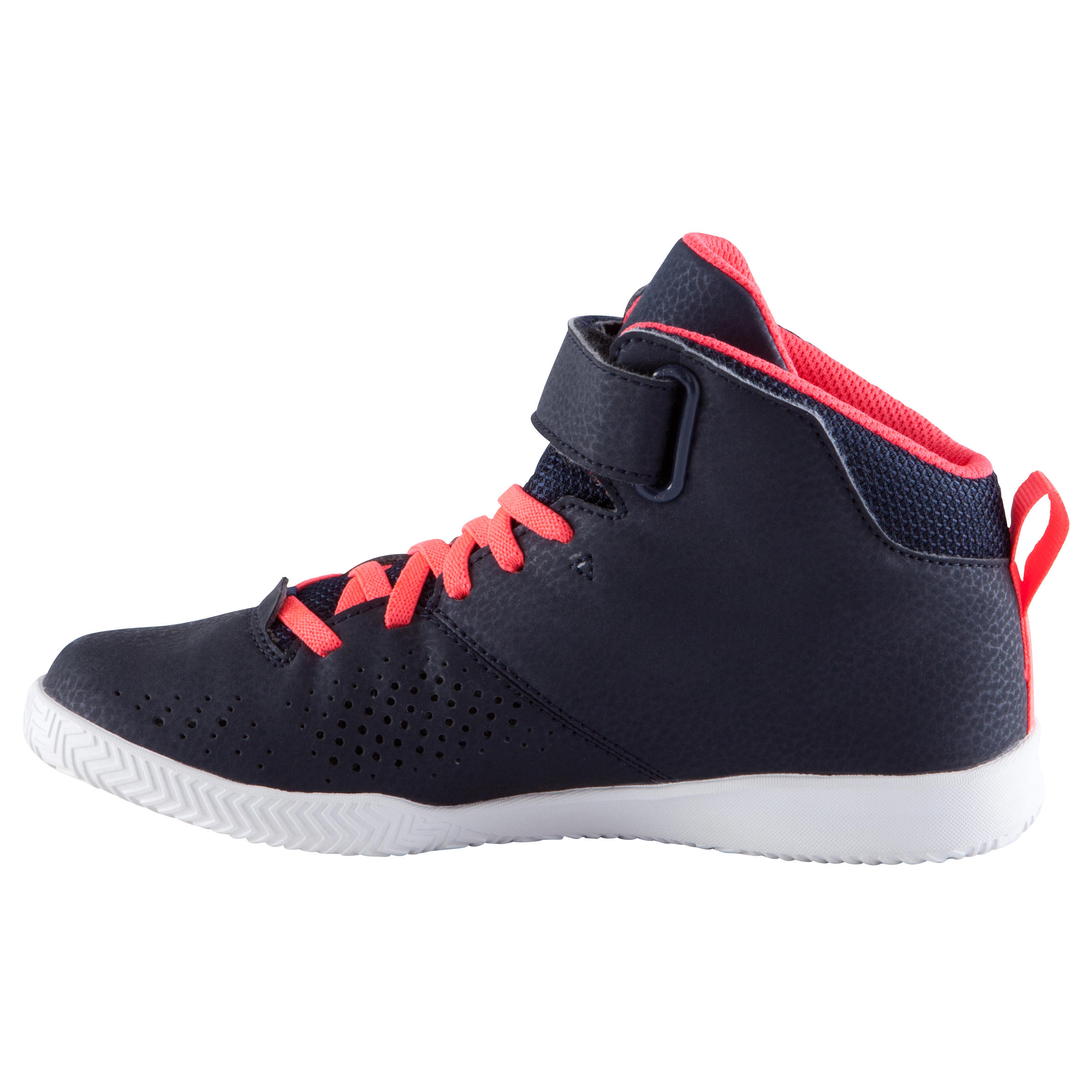 Strong 100 Kids' Basketball Shoes - Navy Blue/Pink 3/15