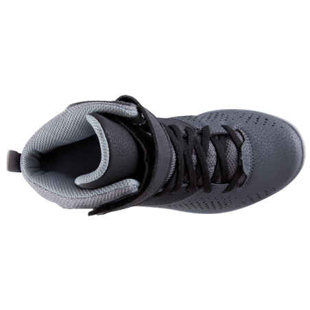 Strong 100 Kids' Basketball Shoes - Black/Grey