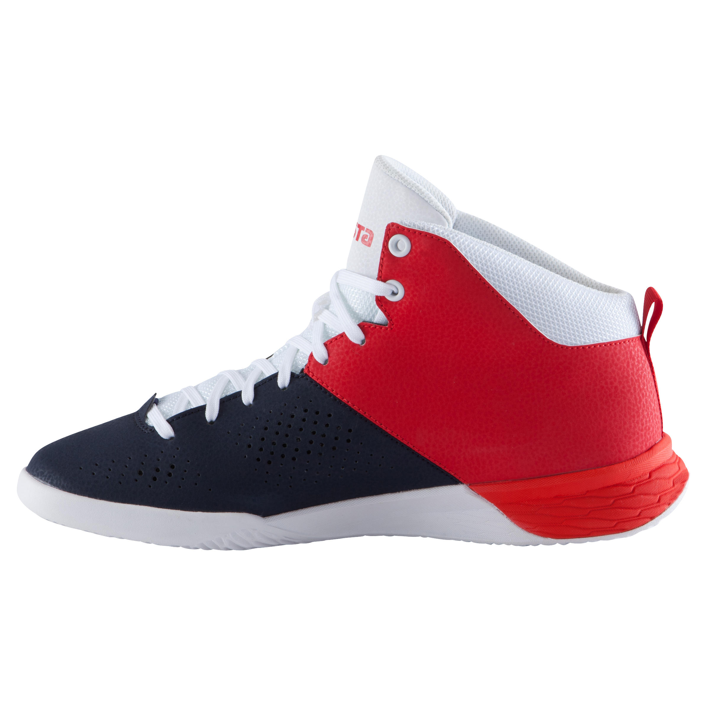 Strong 300 II Beginner Adult Basketball Shoes - Navy Blue / Red 3/15
