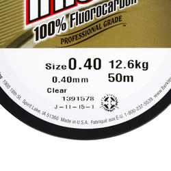 FLUOROCARBONE PECHE AUX LEURRES TRILENE 100% FLUORO 50M 40/100