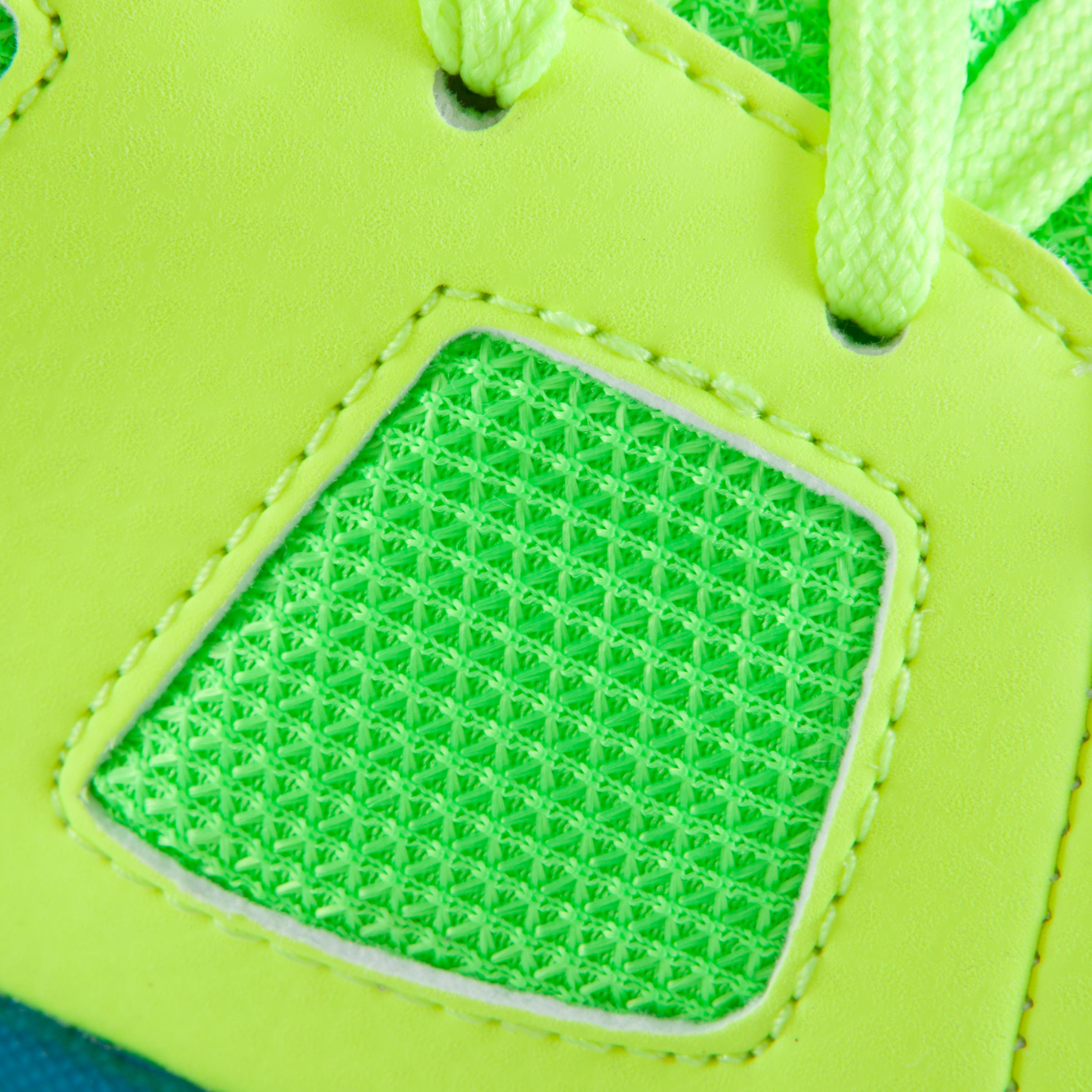 Strong 300 Kids' Basketball Shoes - Yellow/Turquoise 14/15