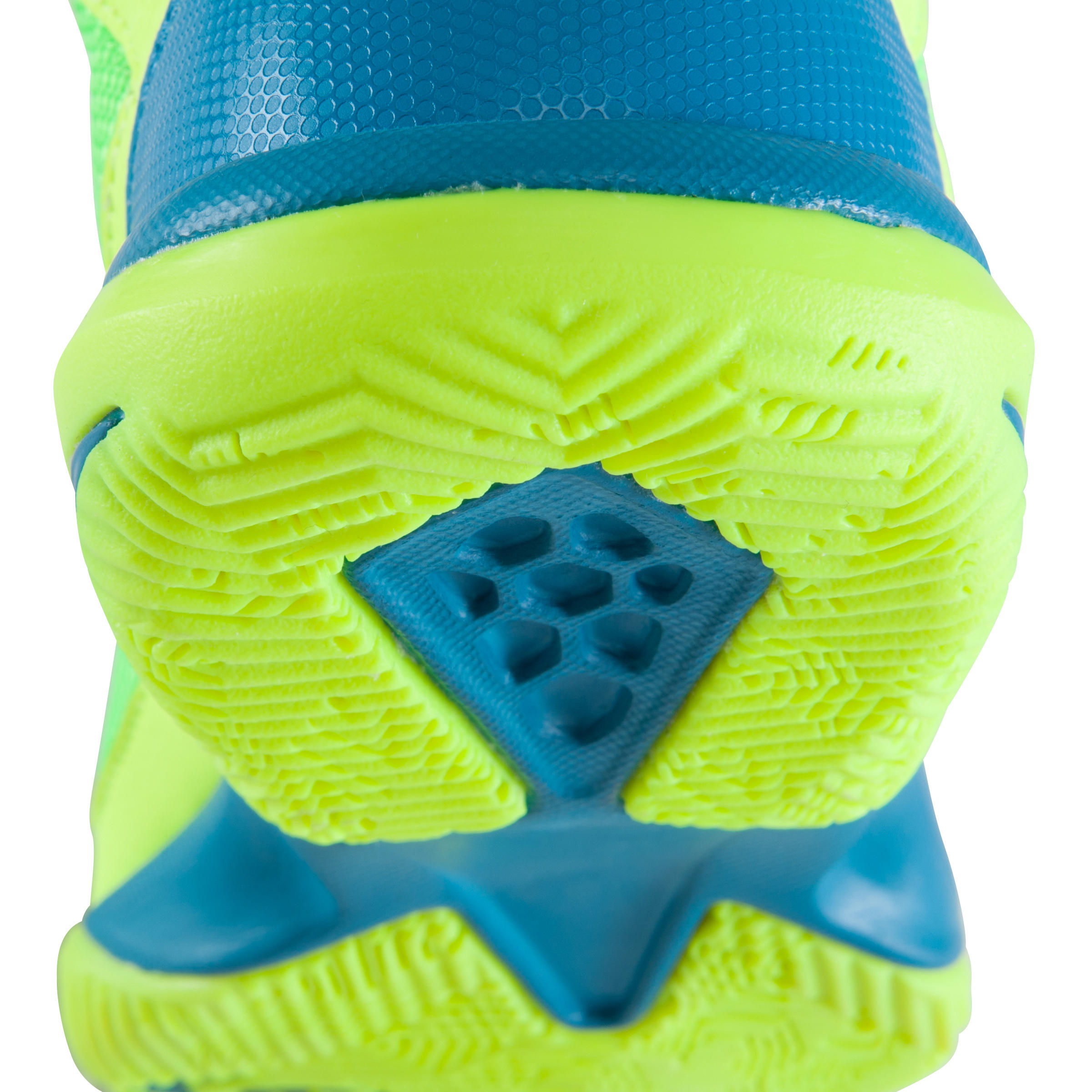 Strong 300 Kids' Basketball Shoes - Yellow/Turquoise 10/15