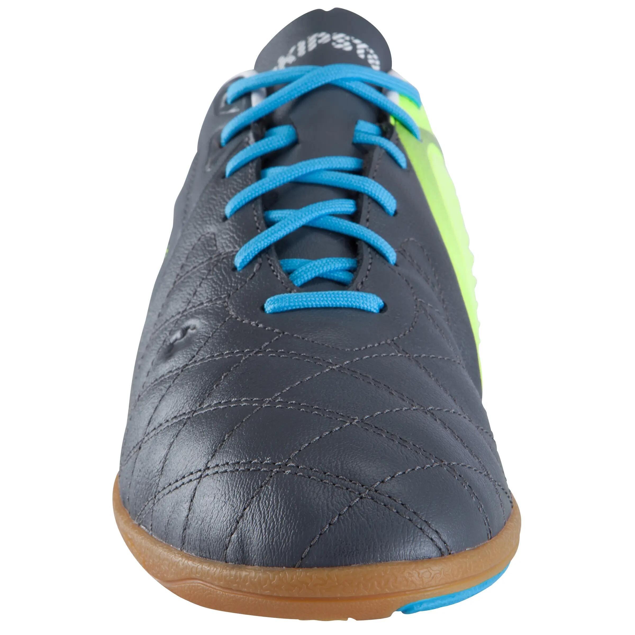 Agility 700 Pro Sala Adult Futsal Trainers - Grey Yellow 4/15