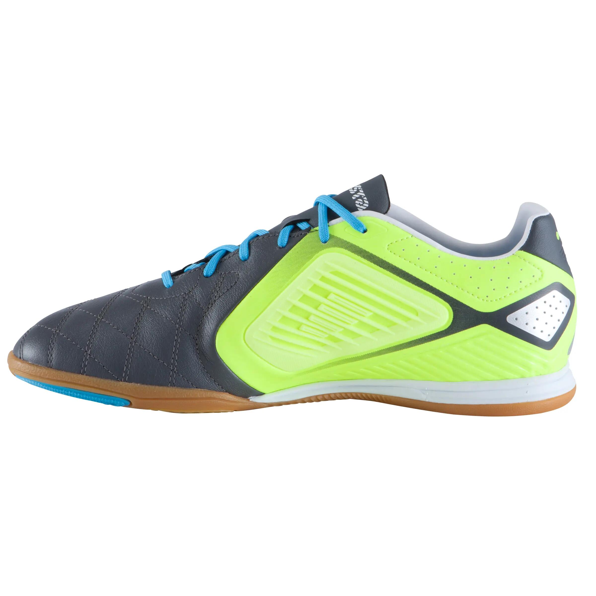Agility 700 Pro Sala Adult Futsal Trainers - Grey Yellow 3/15