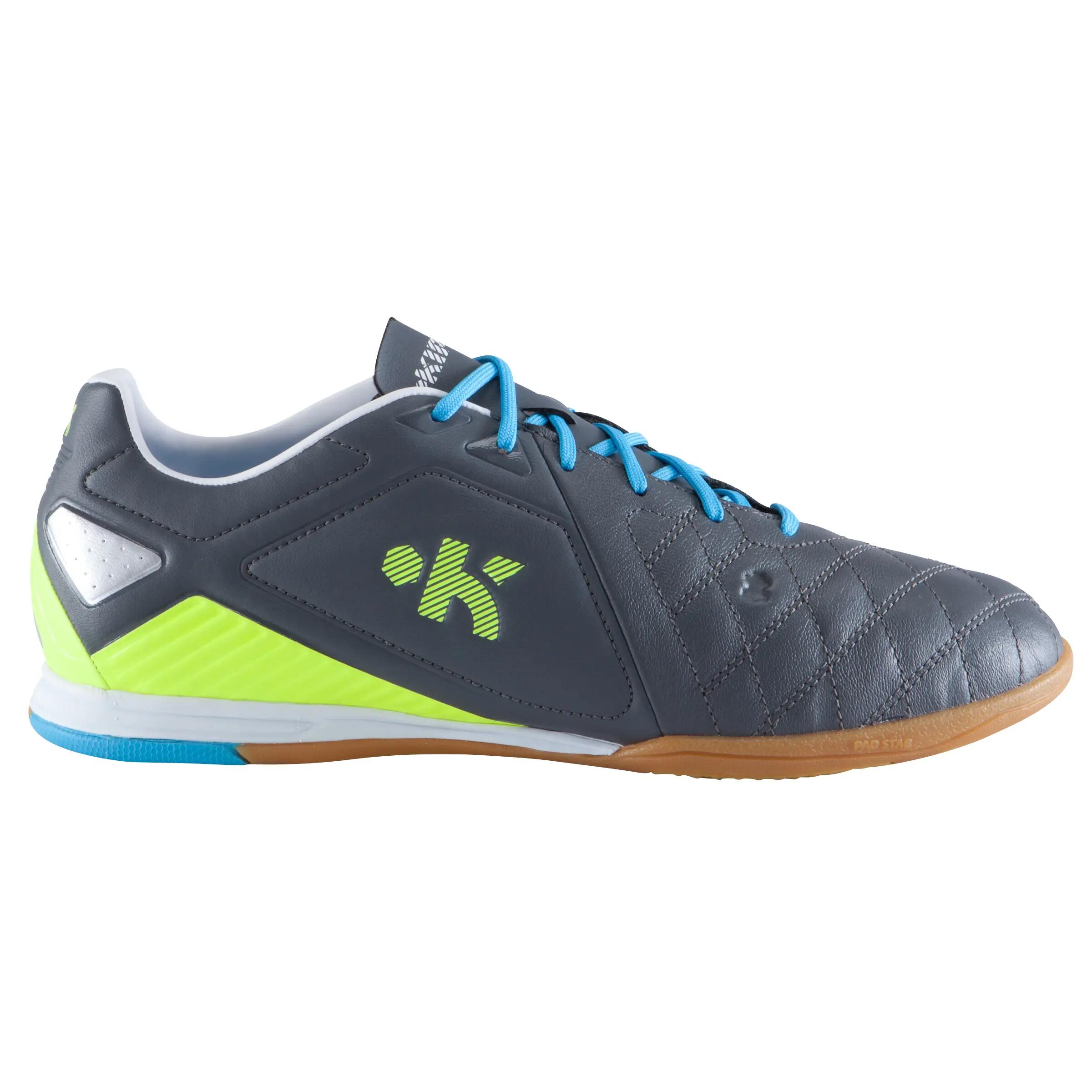 Agility 700 Pro Sala Adult Futsal Trainers - Grey Yellow 1/15