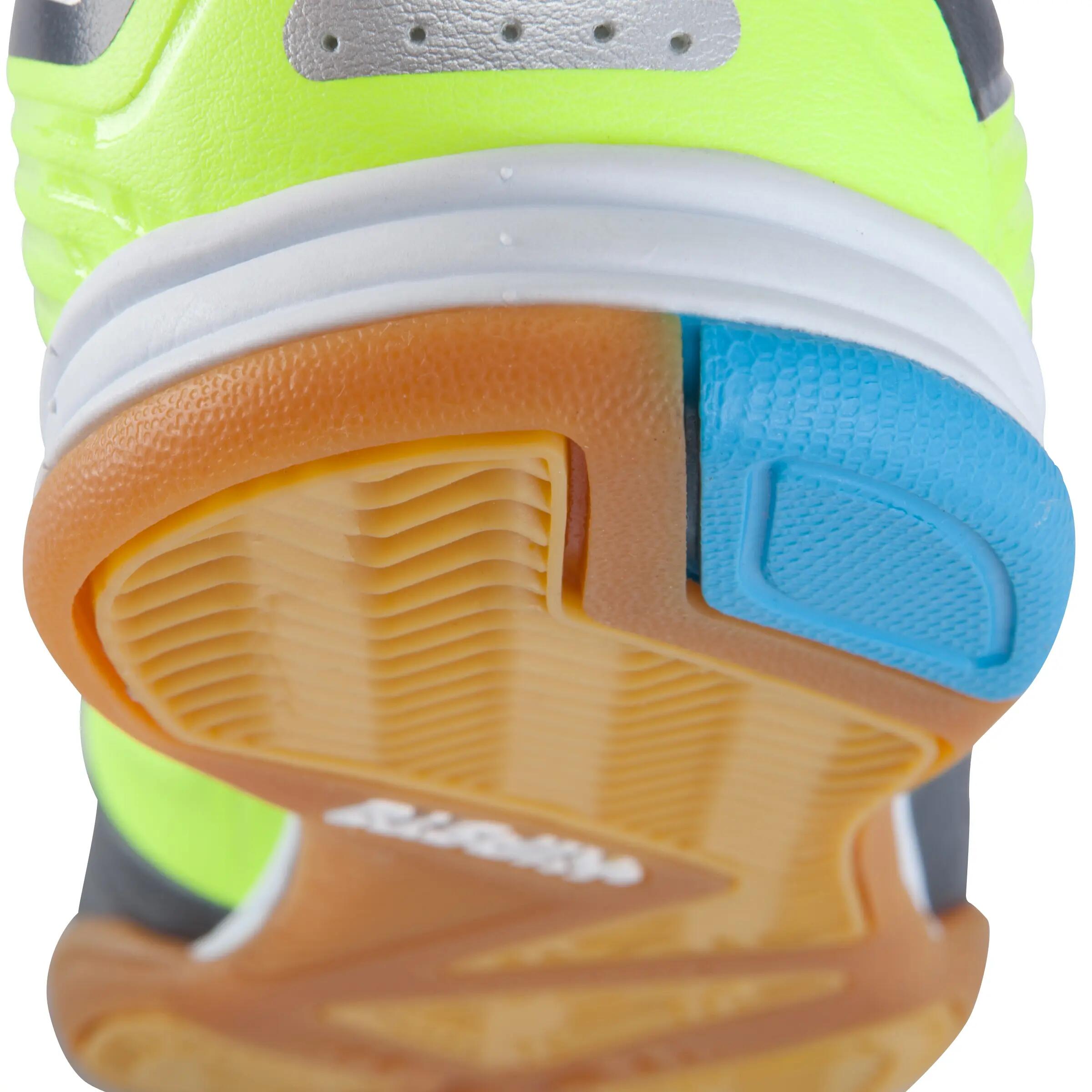 Agility 700 Pro Sala Adult Futsal Trainers - Grey Yellow 8/15