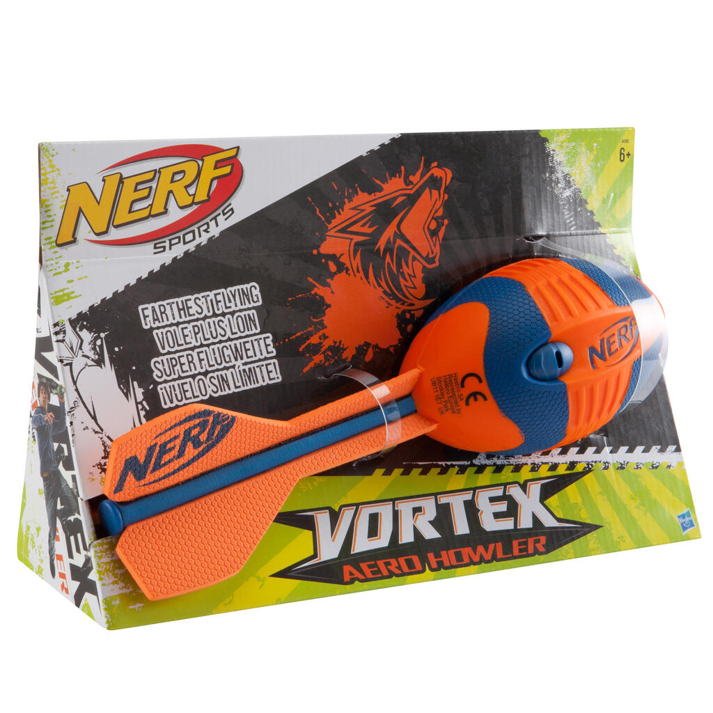 LOPTA ZA AMERIČKI FUDBAL VORTEX NERF 32 CM DEČJA NARANDŽASTA ILI ZELENA