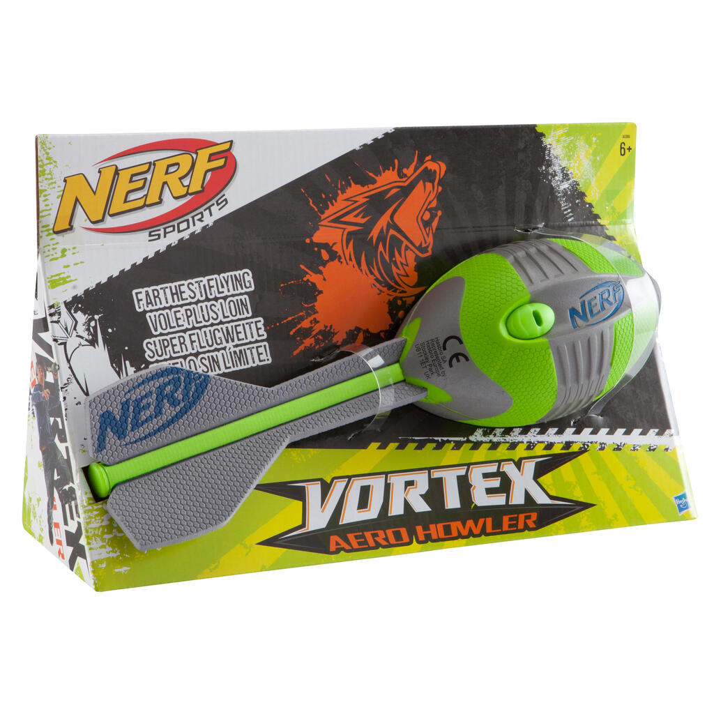 LOPTA ZA AMERIČKI FUDBAL VORTEX NERF 32 CM DEČJA NARANDŽASTA ILI ZELENA