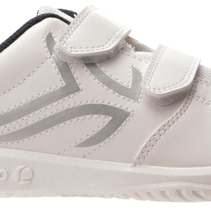 Dětské tenisové boty na suchý zip TS100  bílo-modré