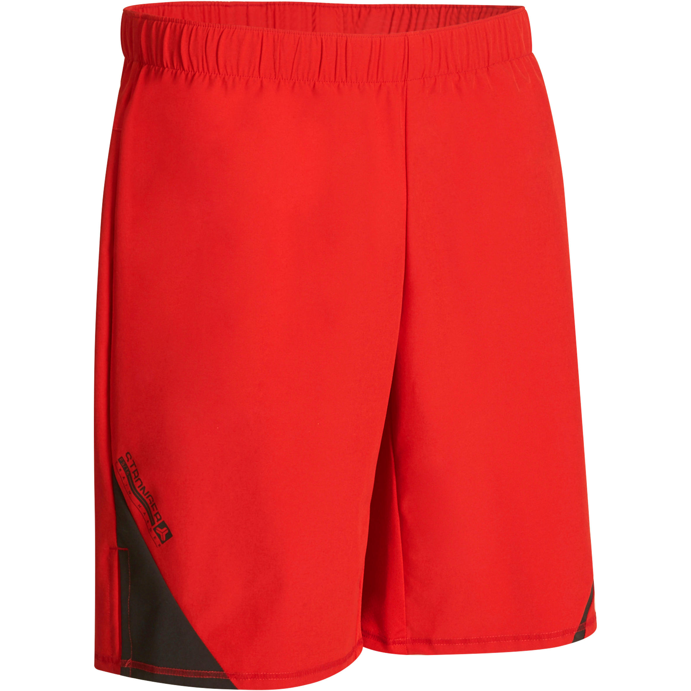 DOMYOS Muscle+ Bodybuilding Shorts - Red