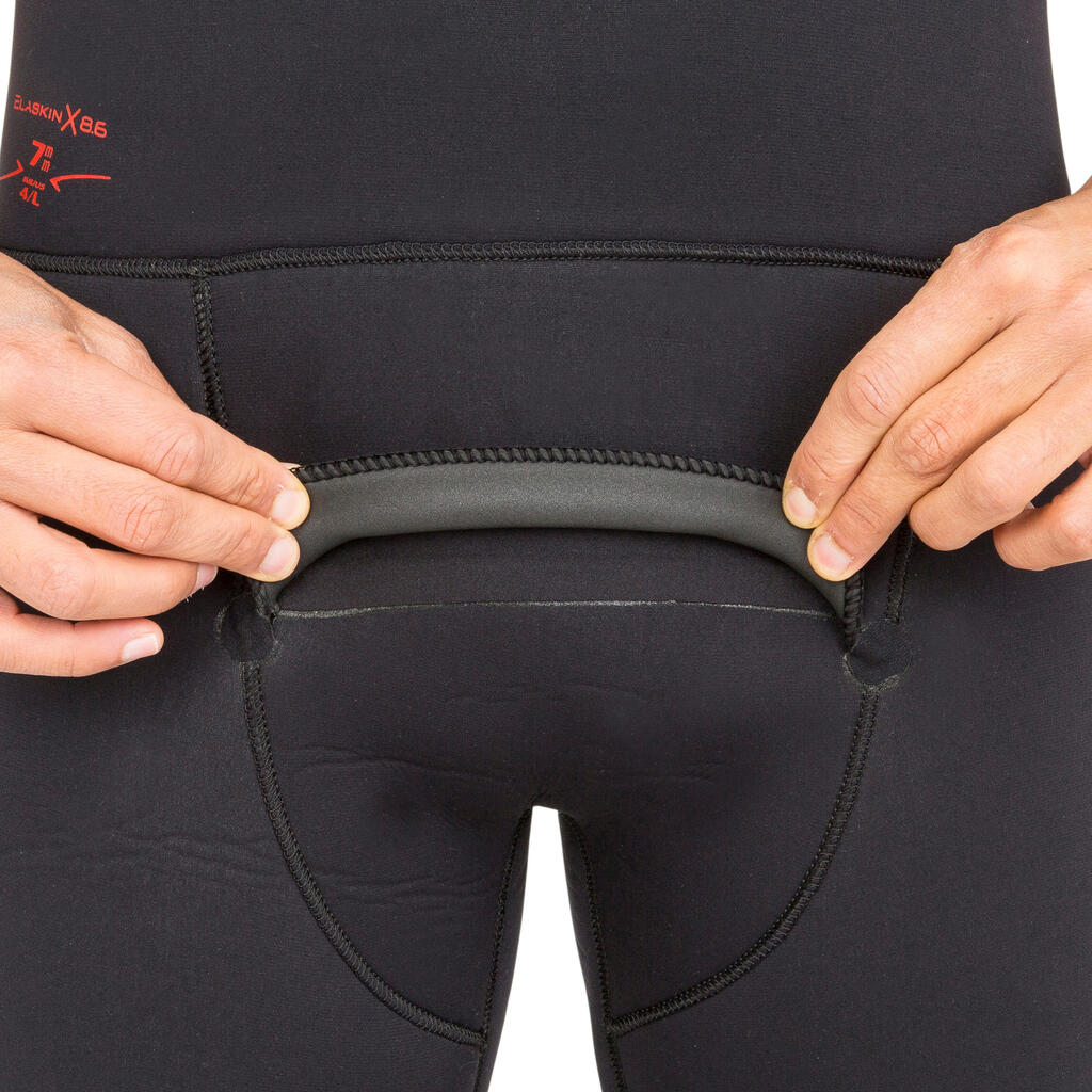 PANTALONE ESPADON BEUCHAT ZA PODVODNI RIBOLOV MUŠKI OD NEOPRENA DEBLJINE 7 mm