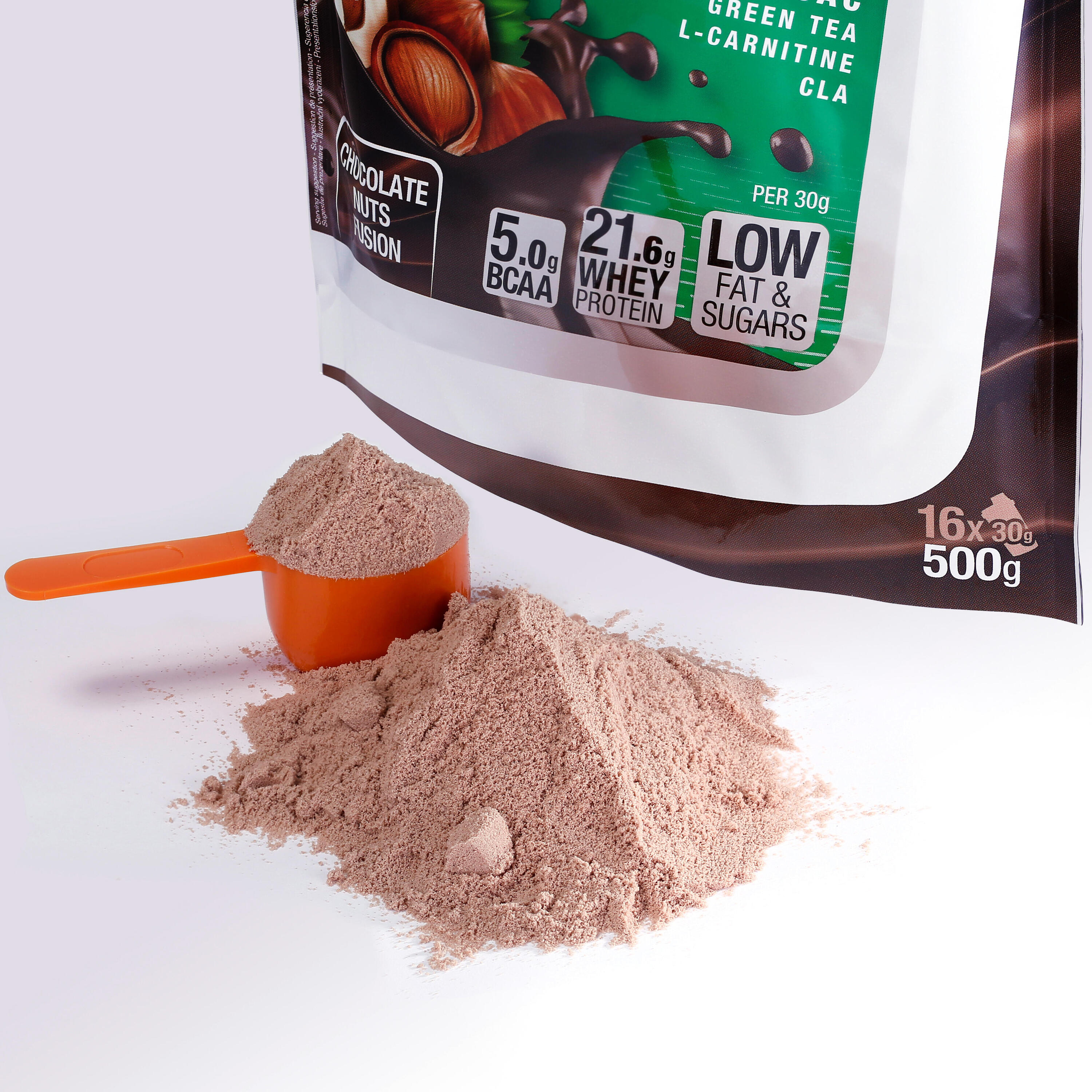 LEAN WHEY 9 high-protein drink mix powder chocolate-hazelnut 500g 5/6