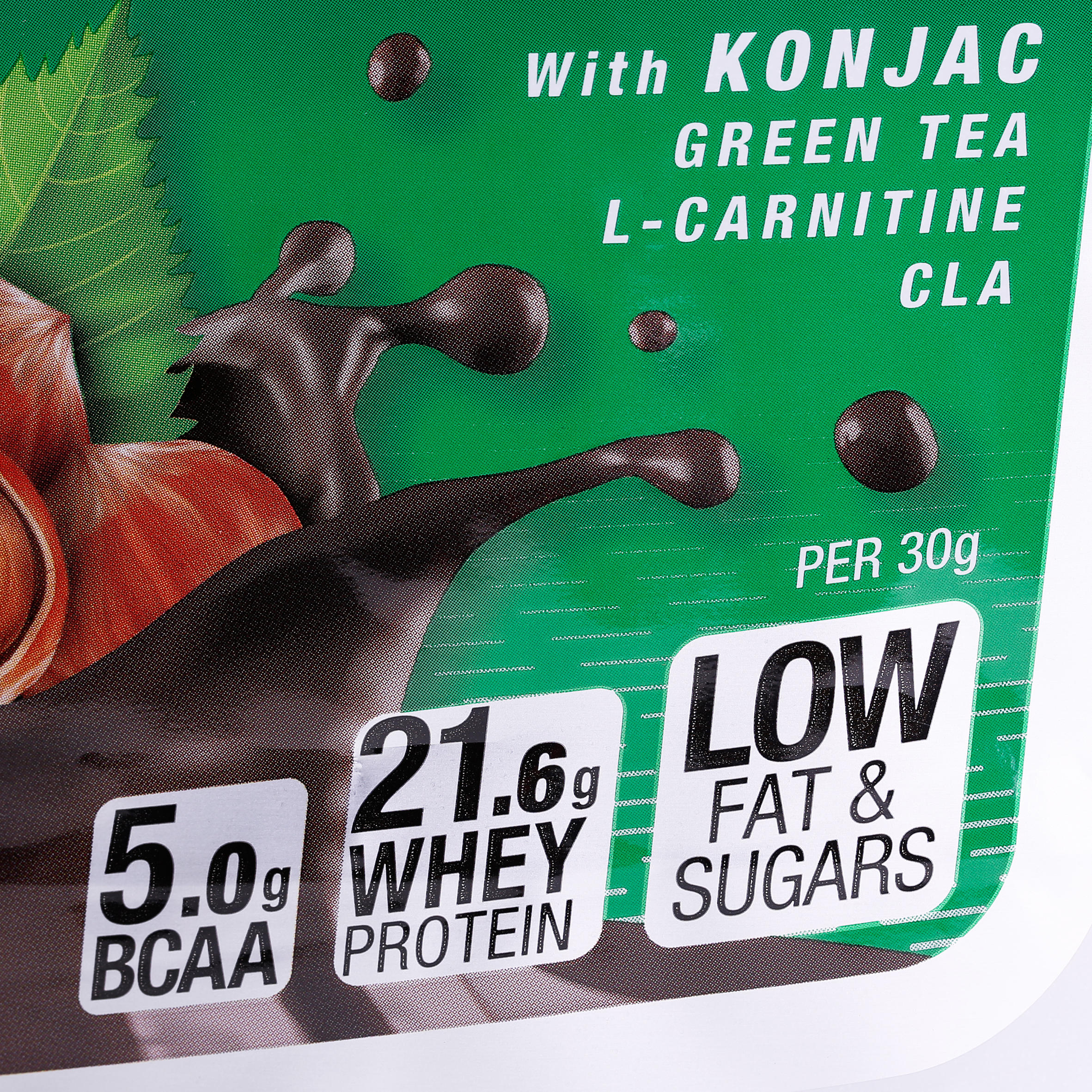 LEAN WHEY 9 high-protein drink mix powder chocolate-hazelnut 500g 2/6