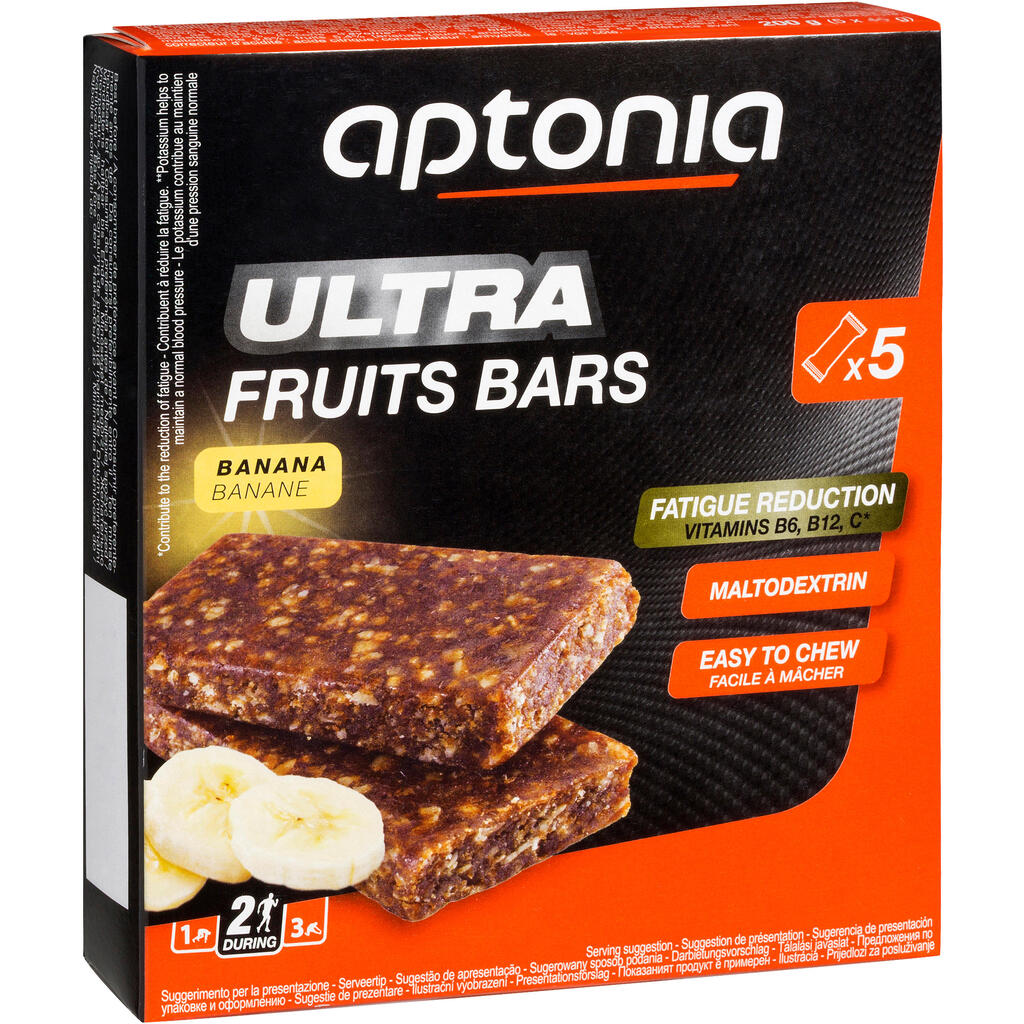 Ενεργειακές μπάρες ultra bars μπανάνα 5x40g