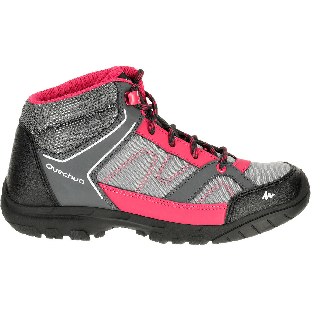 Wanderschuhe Arpenaz 50 Mid Kinder rosa