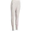 920 Women's Slim-Fit Gym & Pilates Bottoms with Zip Ankles - Light Mottled Grey