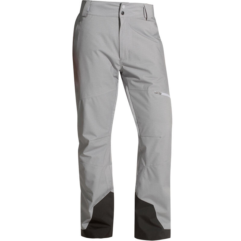 Pantalon de schi și snowboard foarte călduros și respirant 500 Negru Bărbați