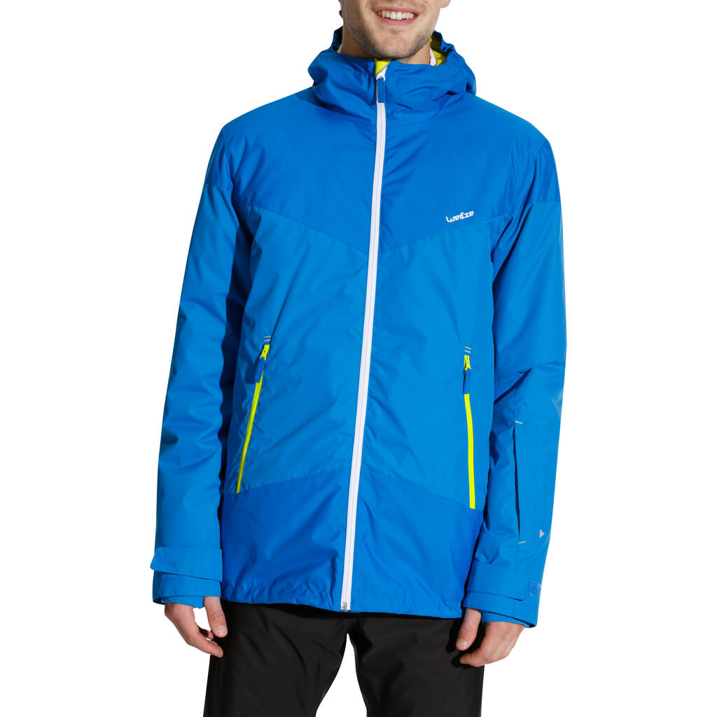 VESTE SKI HOMME SLIDE 200 BLEUE