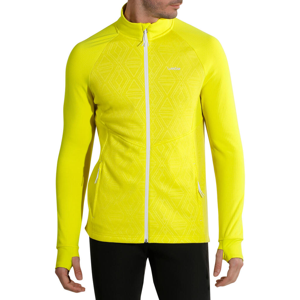 Ski-Sweatshirt Mid Warm 500 Herren petrol