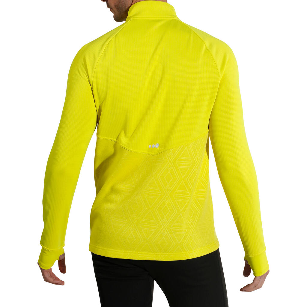 Ski-Sweatshirt Mid Warm 500 Herren petrol