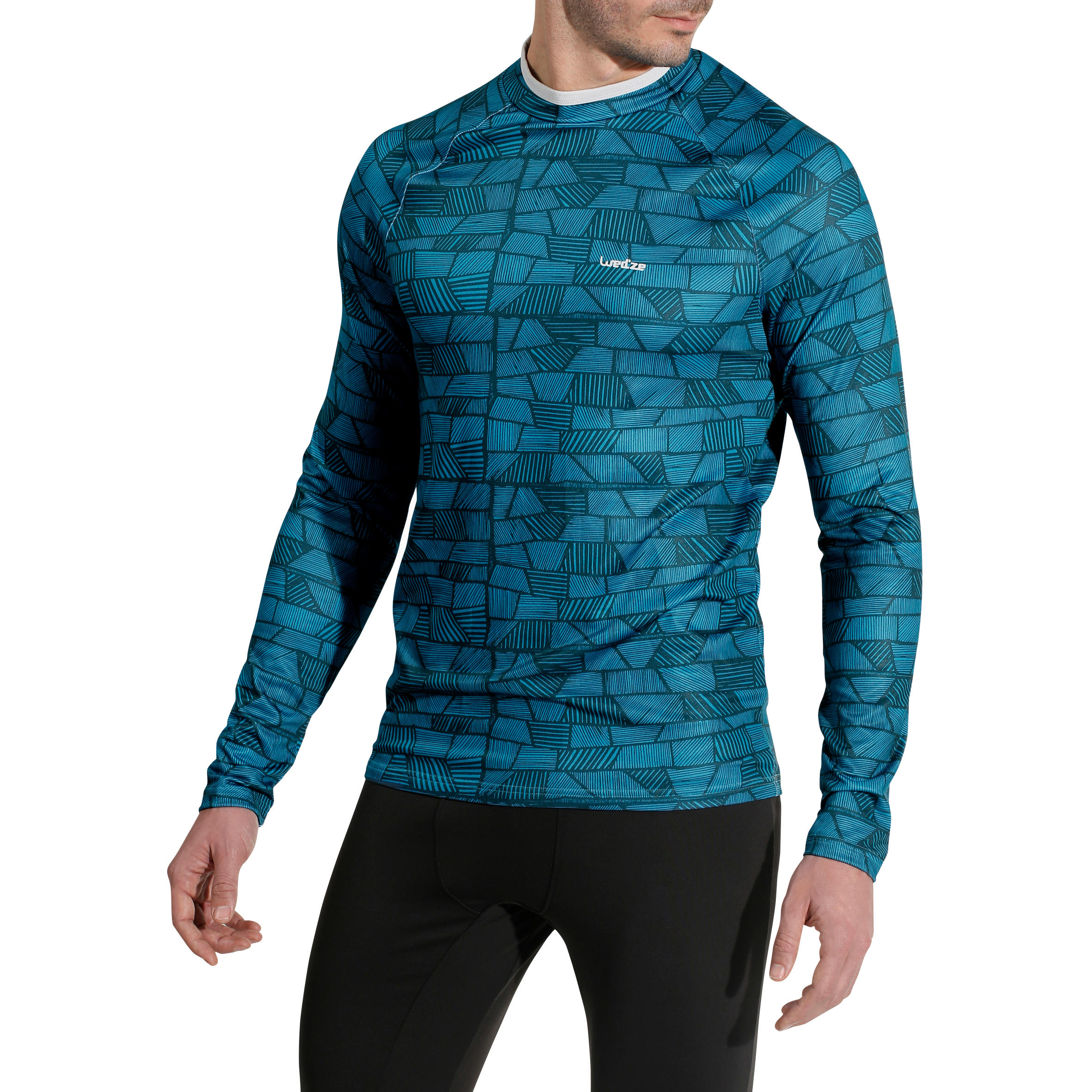 Freshwarm Men's Ski Base Layer - Blue 5/10